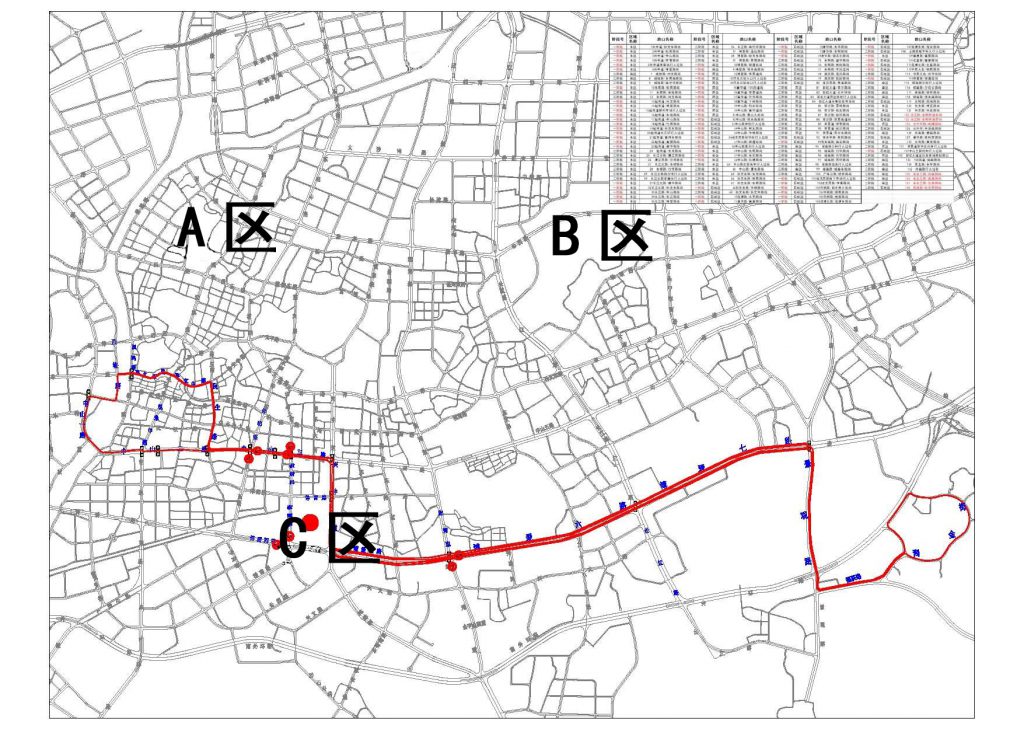 图1 西红市首届马拉松赛道路线