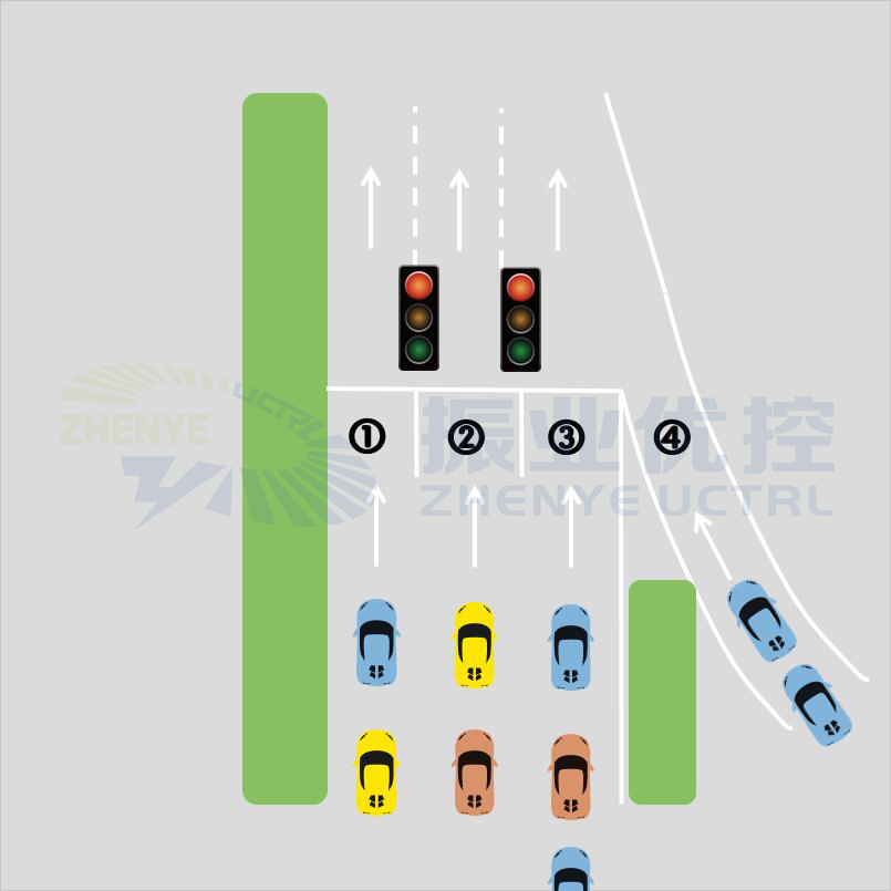 图7 路口加灯控制