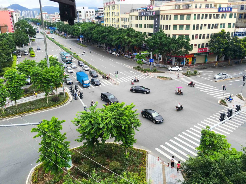 图1 荔城大道通畅（沙园路口）