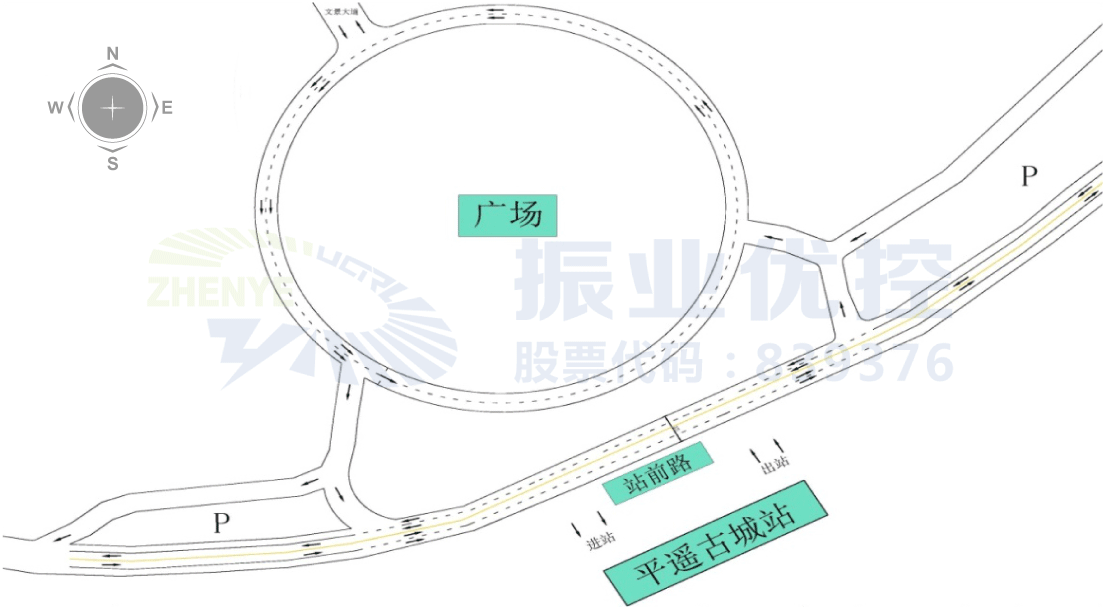 图1  高铁站周边环境及道路基本情况