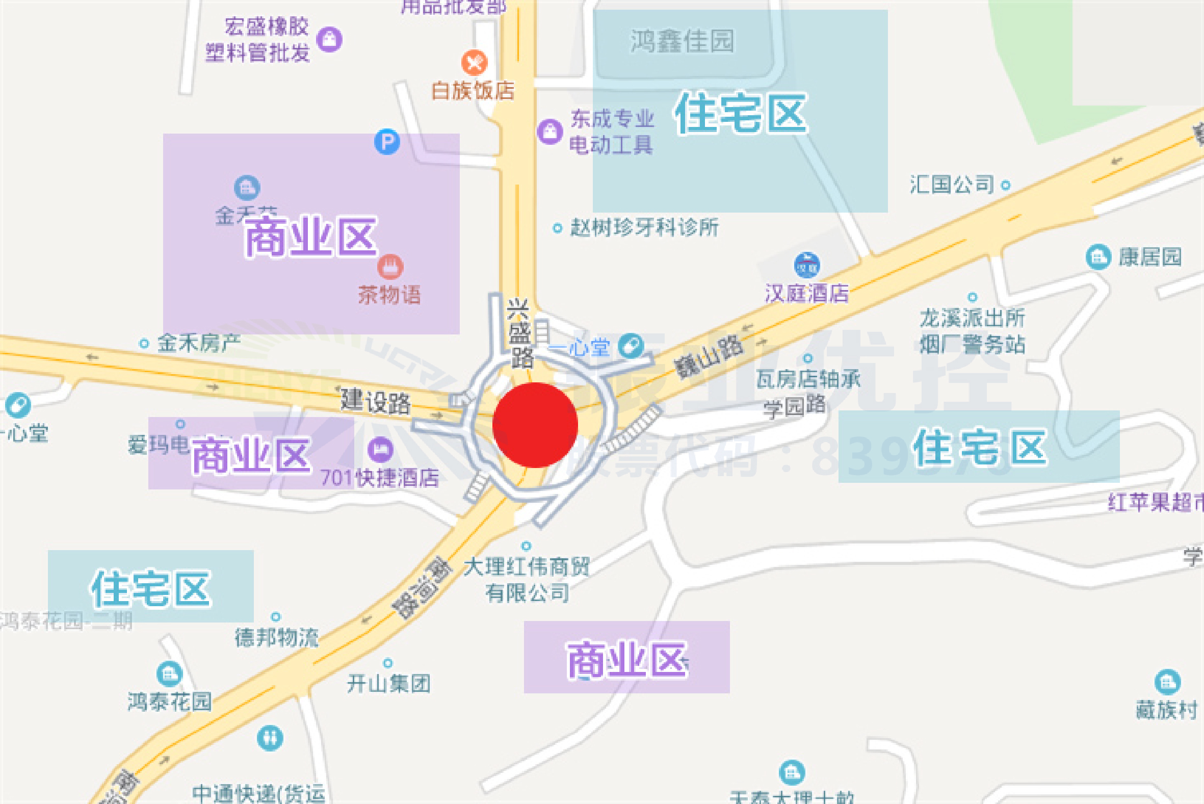 图1 路口地理位置图