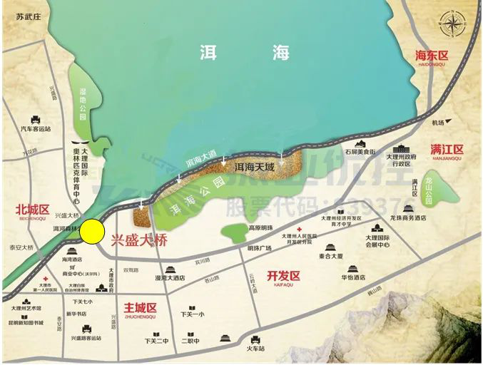 图1 大理市下关城区交通区划图