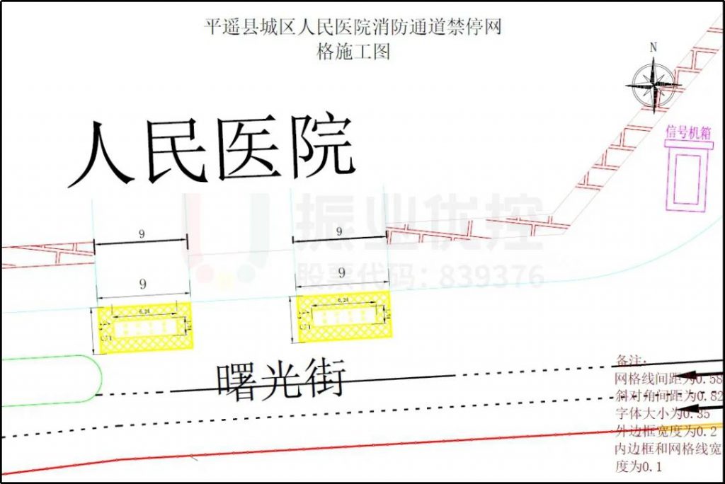 图9 人民医院施工渠化图