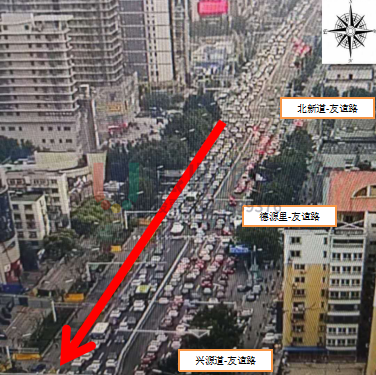 图10 路段拥堵严重(优化前)