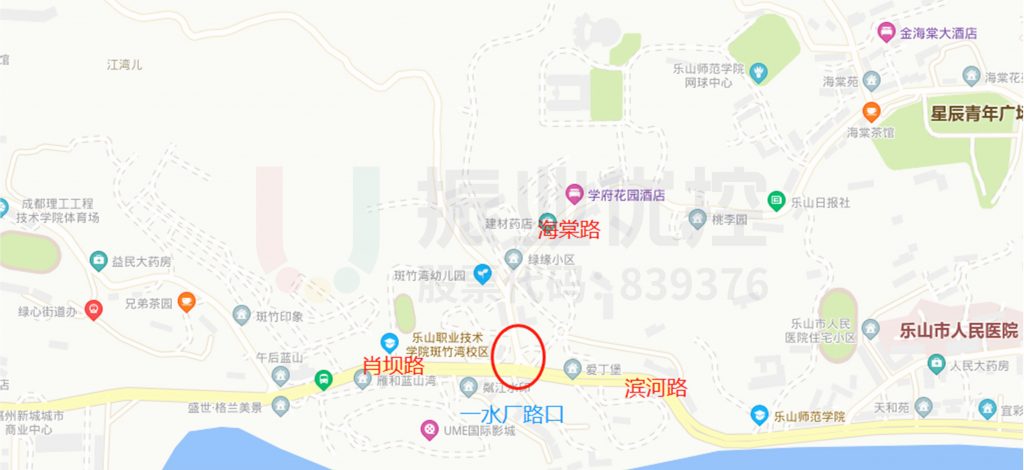 图1 路口地理位置示意图