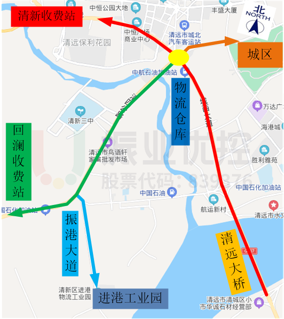 图4 路口周边分布图