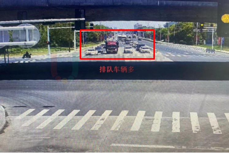 图8 东进口运行情况图(优化前)