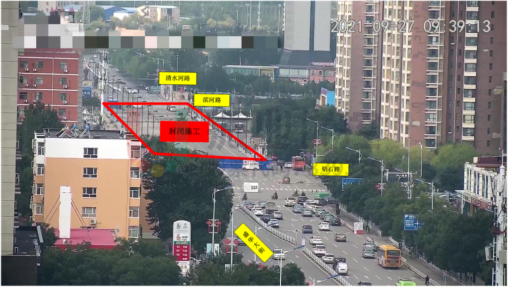 图2 盛华大街(滨河路-钻石路)施工现状图
