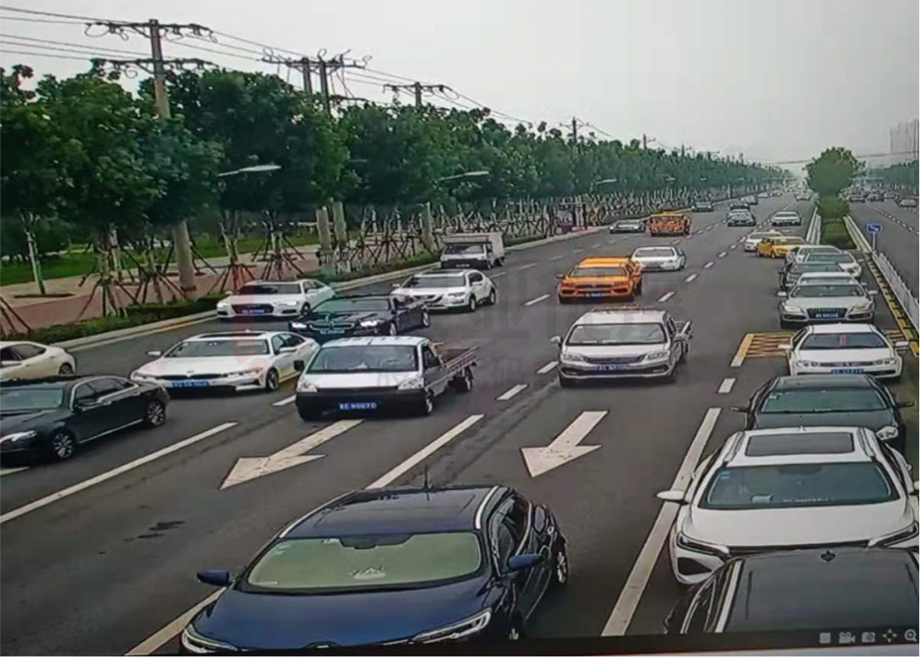 图5 南进口左转运行情况(优化前)