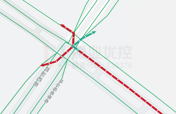 图6 广福路东向西拥堵情况