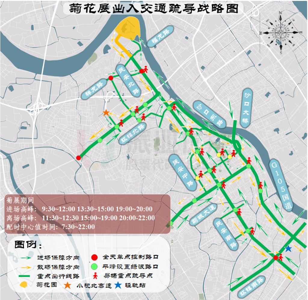 图3 交通疏堵战略图