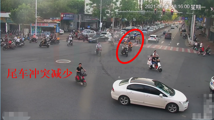 图11 尾车冲突减少(优化后)