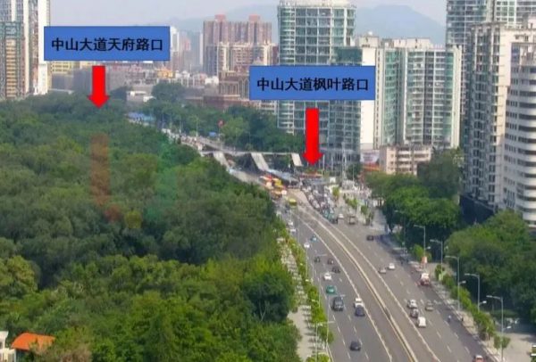 图片7 中山大道-天府路口优化前