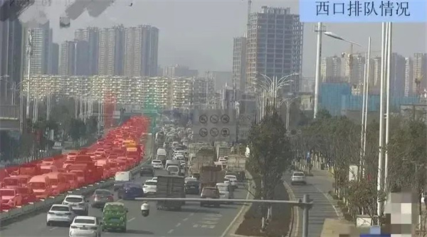 图6-1 优化前-广福路与昌宏路交叉口