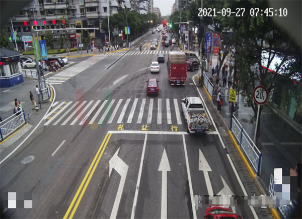 图10-2 歇马正街路口标线优化后效果图-碚青路(南进口)