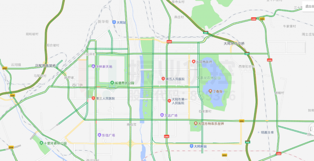 大同市路网图