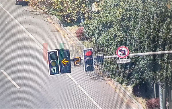 图 7 环都大道-清风北路增设掉头灯具(优化后)