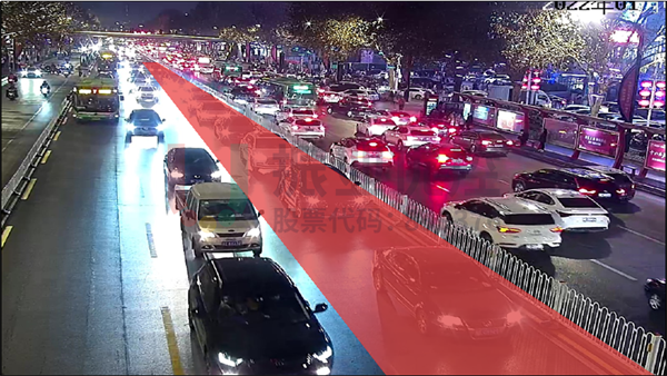 图 3 中兴大街-守敬路西进口左转车辆排队图