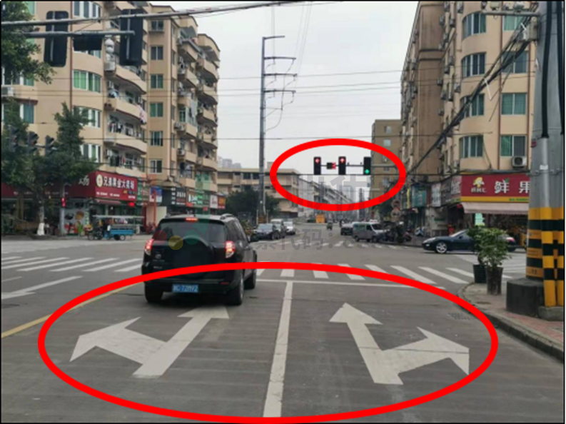 图3 西城路-西五街路口