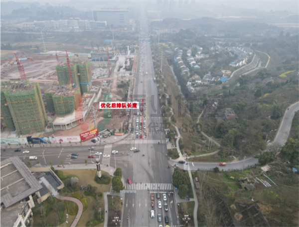图11 北进口排队长度(优化后)