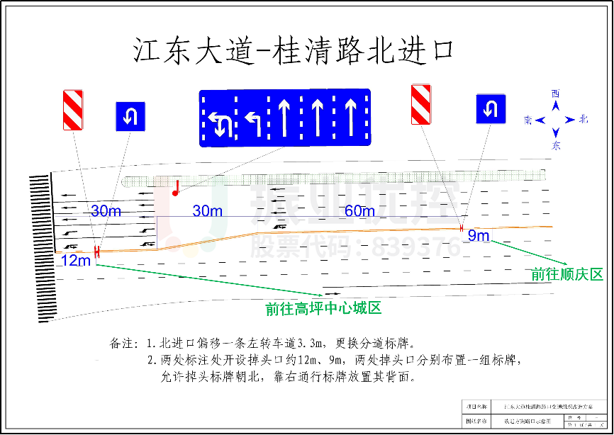 图7 北进口优化后示意图